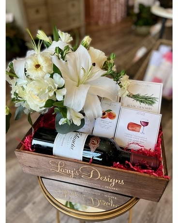 A Night In Gourmet Crate Gift Basket