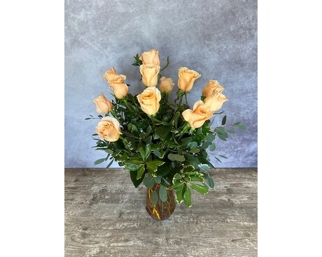 1 Dozen Shimmer Roses Flower Arrangement