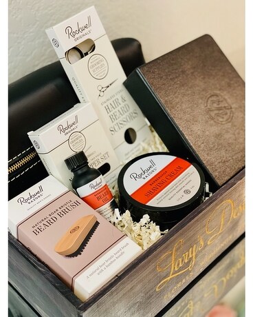 Men’s Beard Grooming Gift Crate Gift Basket