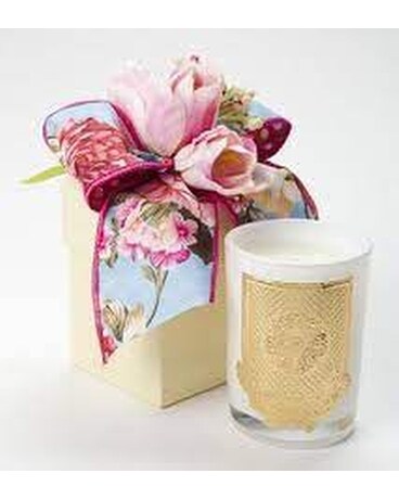 Mille Fleur Lux Candle in Flower Box Gifts