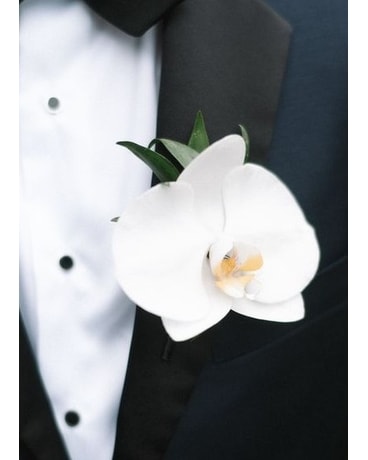 Orchid Bloom Boutonniere Boutonniere