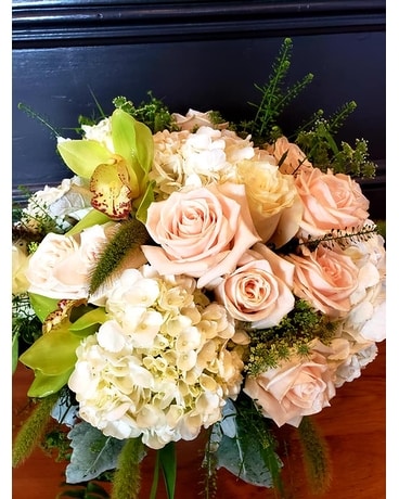 Champagne Celebrations Flower Arrangement
