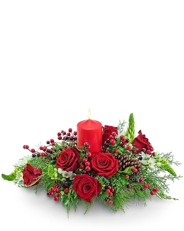 Spiral Centerpiece Flower Arrangement