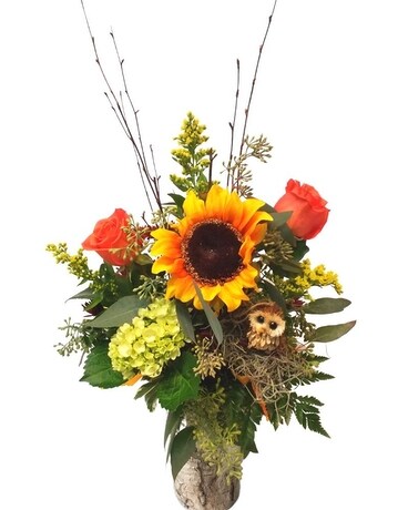 Owl Be With You Flower Arrangement