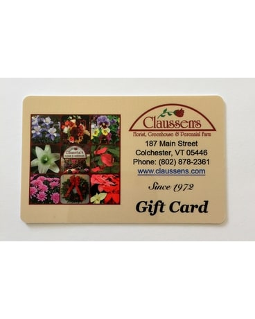 Claussen's Gift Card $100.00 (mailed) Gifts