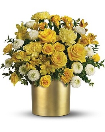 Teleflora's Golden Sunshine Bouquet Flower Arrangement