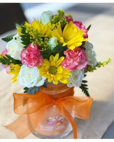 Small Yankee Candle Arrangement Flower Arrangement