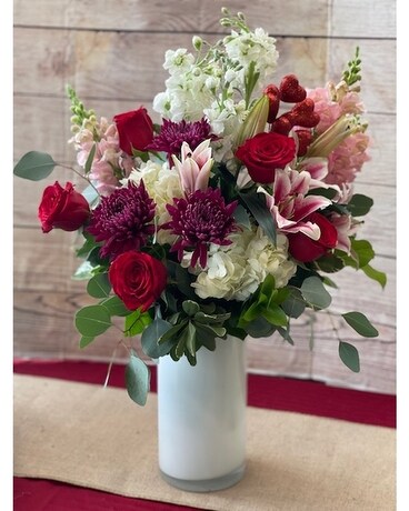 Light of my life vase Flower Arrangement