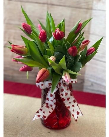 Tantalizing Tulips Flower Arrangement