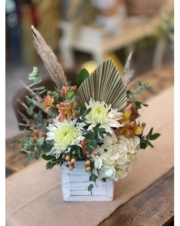 Autumn Floral Box- standard Flower Arrangement