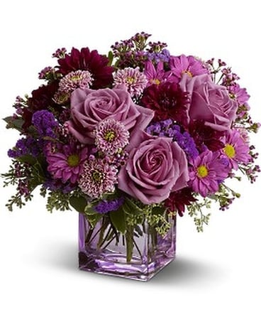 Teleflora's Rosy Day Flower Arrangement