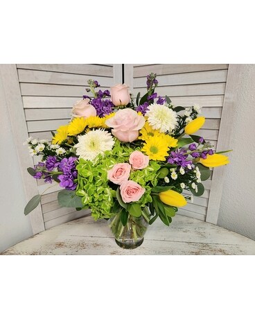 English Garden Flower Arrangement