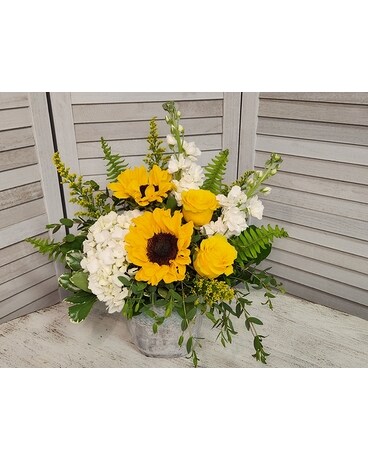 Tuscan Summer Flower Arrangement