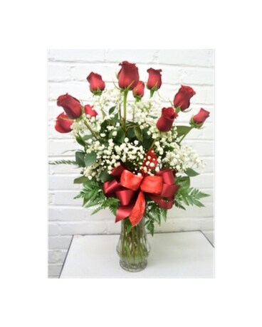 Premium Long Stem Roses Flower Arrangement