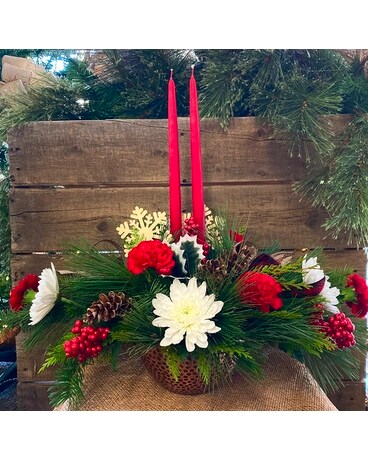 Christmas Time Is Here Centerpiece