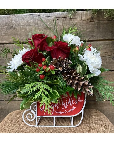 Jingle Bells Flower Arrangement