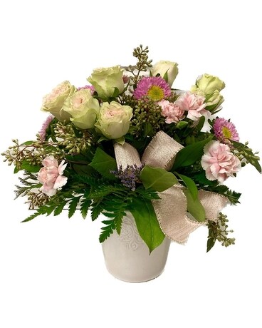 Victorian Hearts Flower Arrangement