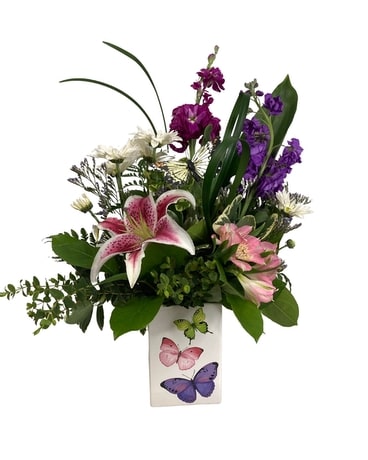 Spring Sentiments Flower Arrangement