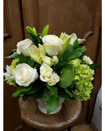 Elegant in White Flower Arrangement