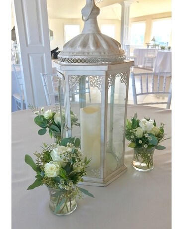 High Low Centerpieces Flower Arrangement