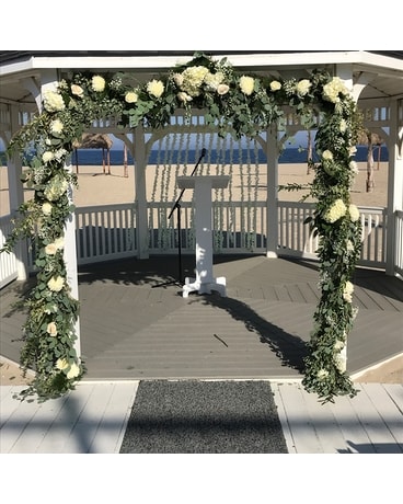 Wedding Arch Flower Arrangement