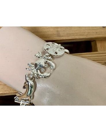 Bracelet-Silver Sea Creatures Gifts