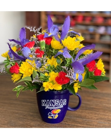 Jayhawk Mug Bouquet ow017a