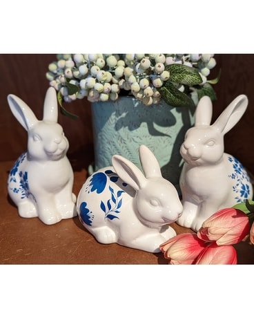 Blue & White Bunny Gifts