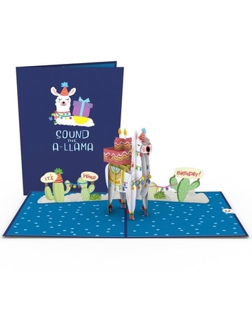 Happy Birthday Llama Card LP2598 Gifts