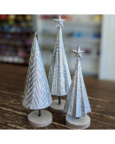 Metal tree on Wooden Base ow23x039 Gifts