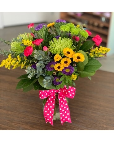 Bright Spring Day Flower Arrangement