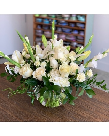 Classic Serenity Flower Arrangement