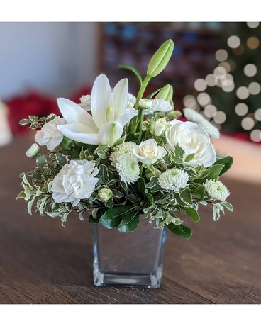 Custom Arrangement- All White Flower Arrangement