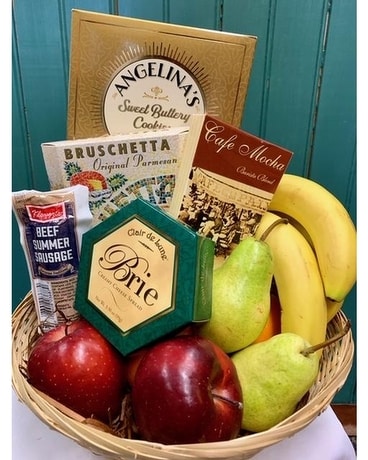 fruit and savory basket Gift Basket