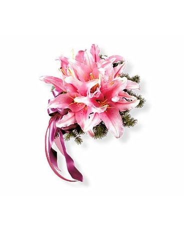 Oriental Lilies Nosegay Flower Arrangement