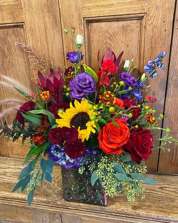 Abundant Autumn Flower Arrangement