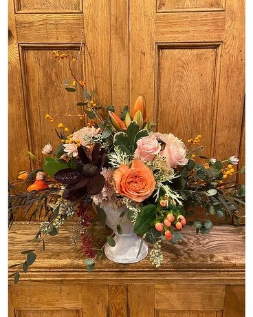 Delicate Harvest- Hand Delivered Flower Arrangement