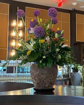 Alium Flower Arrangement