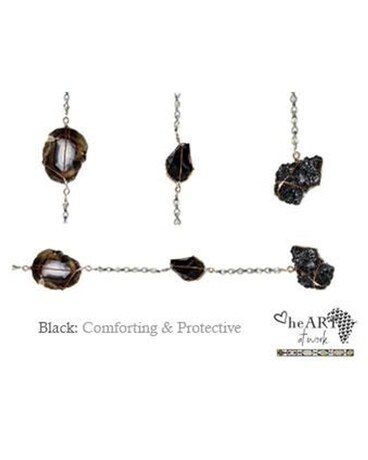 Black Flower Arrangement