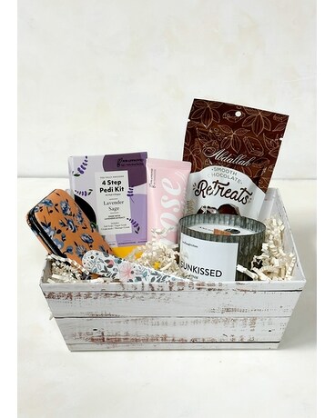 Spa Day Gift Box Gift Basket