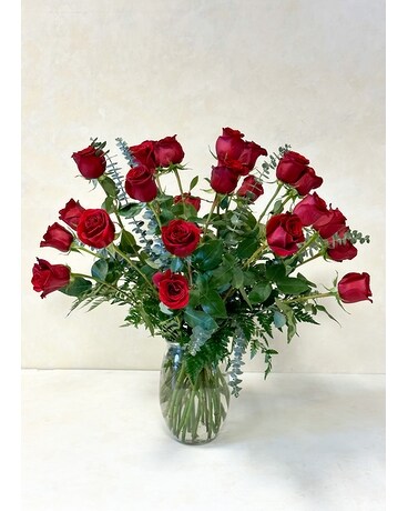 Two Dozen Long Stem Roses Flower Arrangement