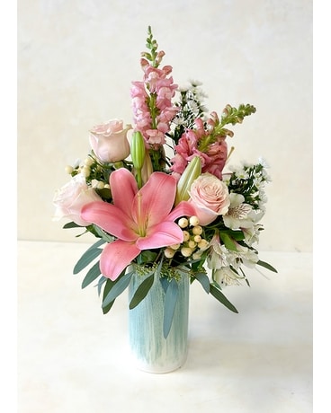 Soft Spring Flower Arrangement