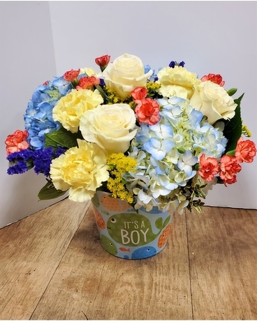 It's a Boy Flower Arrangement