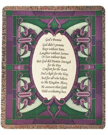 God's Promise Tapestry Custom product