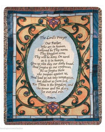 The Lord's Prayer Tapestry Custom product