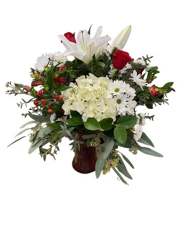 Romance in Red Flower Arrangement
