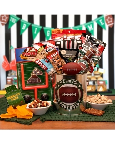 USA -It's Football Time Gift Pail
