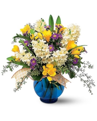 Fragrant Spring Flower Arrangement
