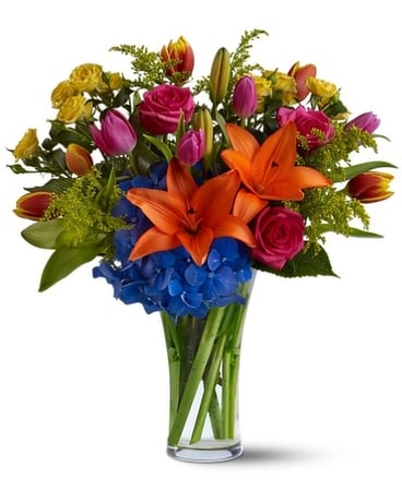 Burst of Color Flower Arrangement