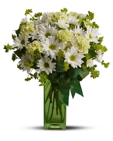 St. Patrick's Day-zies by Teleflora Flower Arrangement